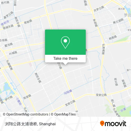 浏翔公路太浦塘桥 map