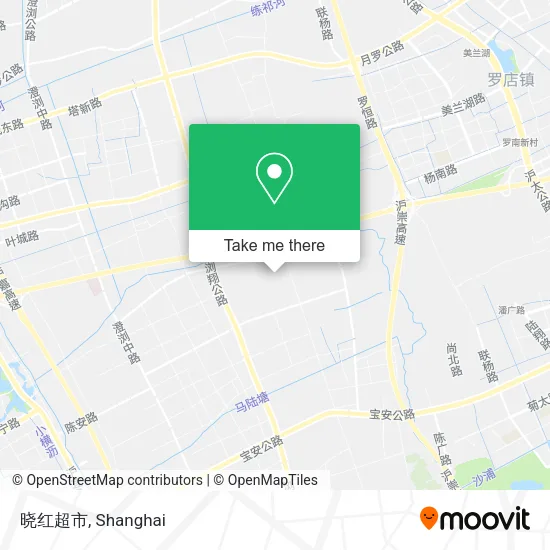 晓红超市 map