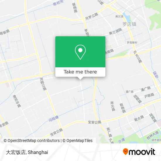 大宏饭店 map