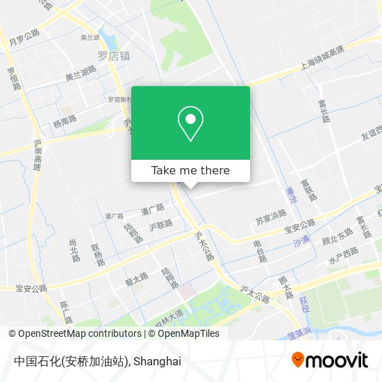 中国石化(安桥加油站) map