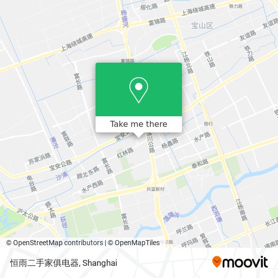 恒雨二手家俱电器 map