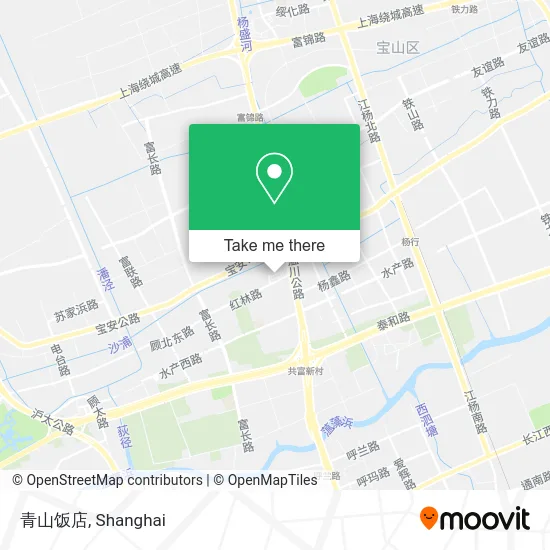 青山饭店 map