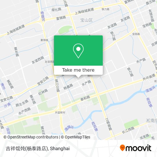 吉祥馄饨(杨泰路店) map