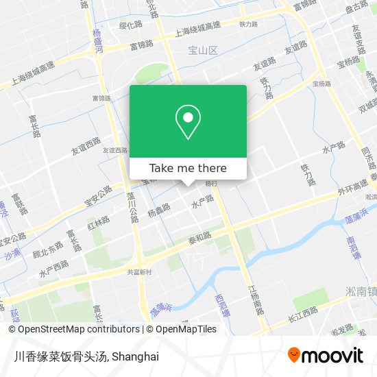 川香缘菜饭骨头汤 map
