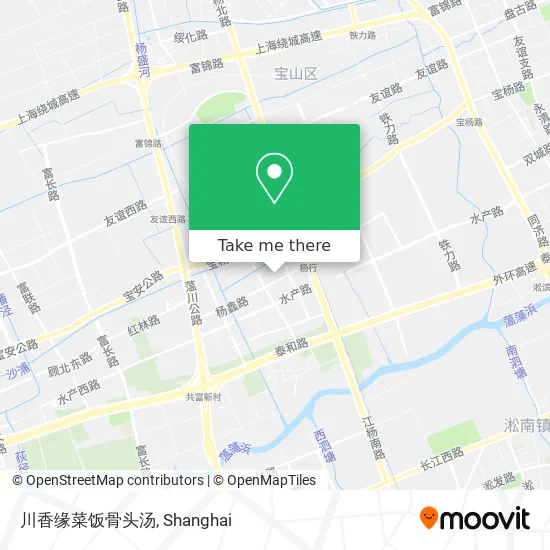 川香缘菜饭骨头汤 map