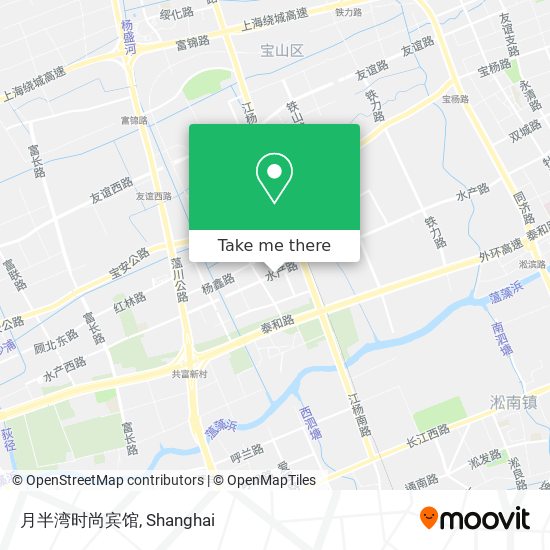 月半湾时尚宾馆 map