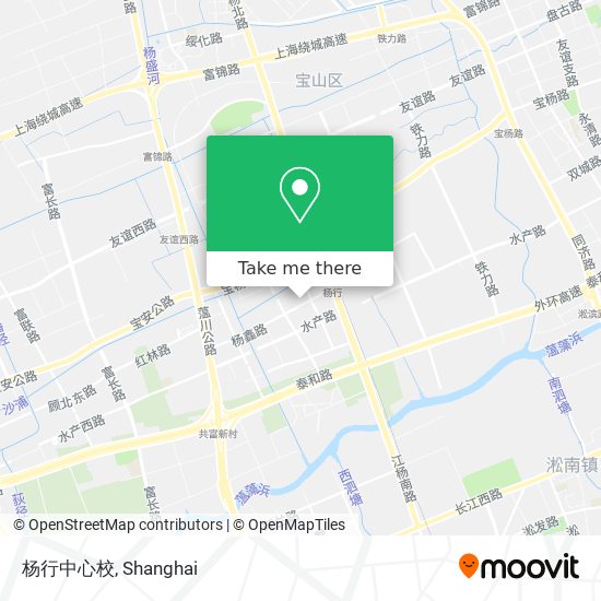 杨行中心校 map