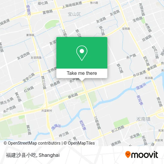 福建沙县小吃 map