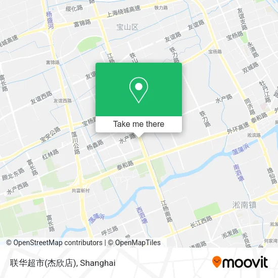 联华超市(杰欣店) map