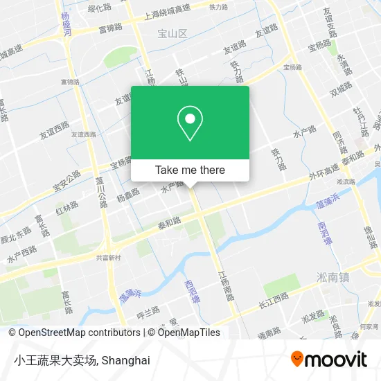 小王蔬果大卖场 map