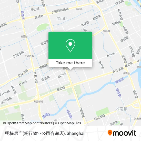 明栋房产(杨行物业公司咨询店) map
