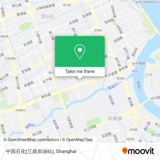 中国石化(三鼎加油站) map