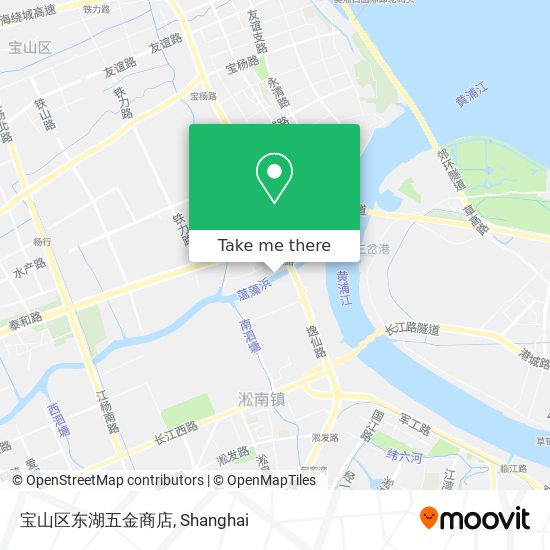 宝山区东湖五金商店 map