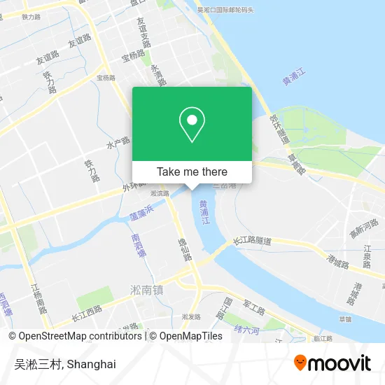 吴淞三村 map