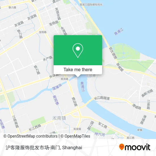 沪客隆服饰批发市场-南门 map