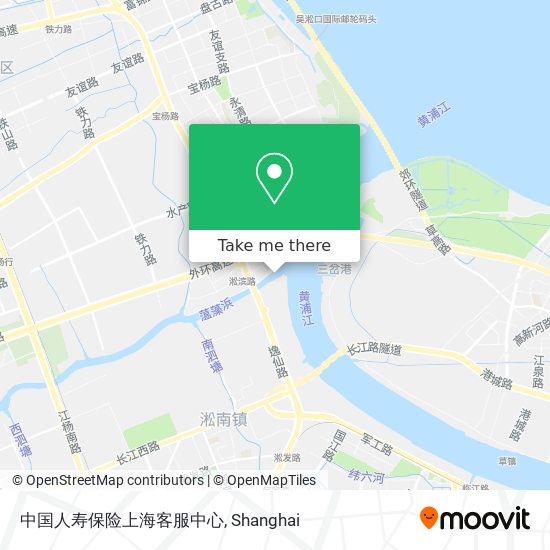 中国人寿保险上海客服中心 map