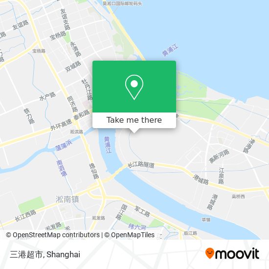 三港超市 map