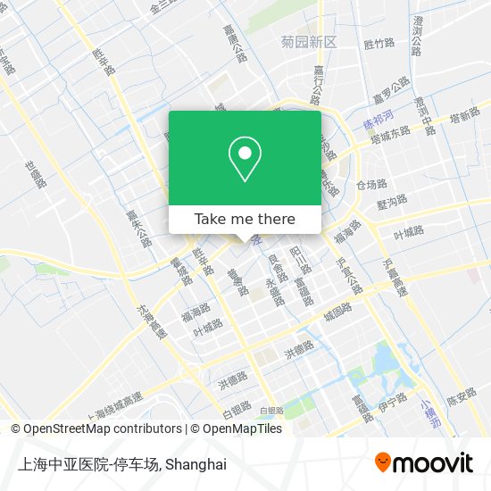 上海中亚医院-停车场 map