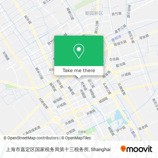 上海市嘉定区国家税务局第十三税务所 map