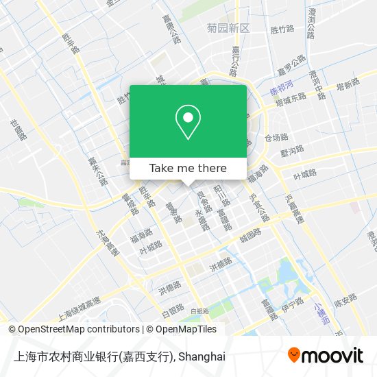 上海市农村商业银行(嘉西支行) map