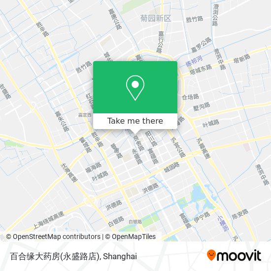 百合缘大药房(永盛路店) map