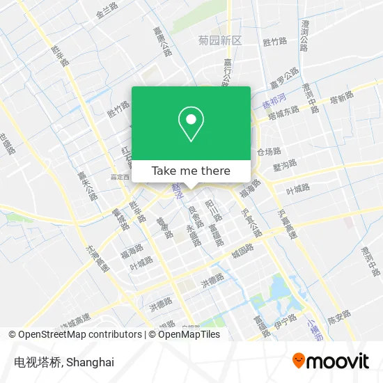 电视塔桥 map