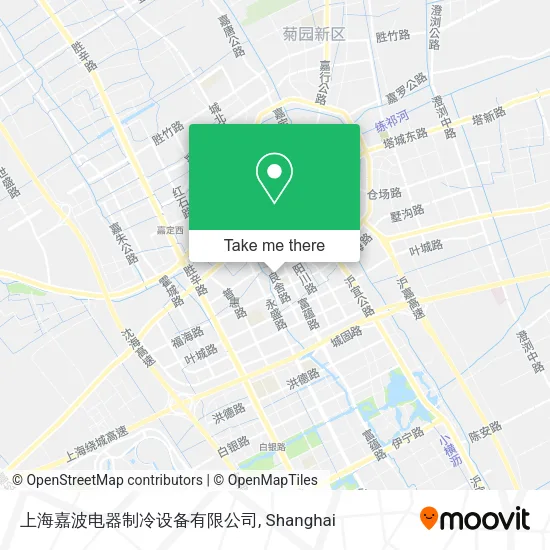 上海嘉波电器制冷设备有限公司 map