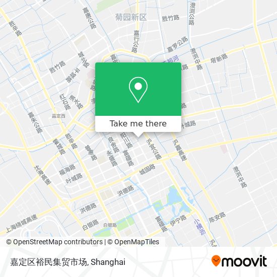 嘉定区裕民集贸市场 map