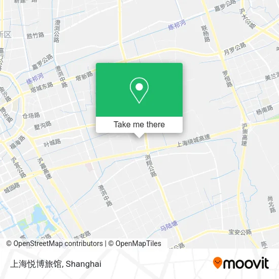 上海悦博旅馆 map