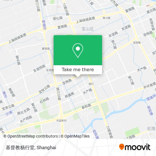 基督教杨行堂 map