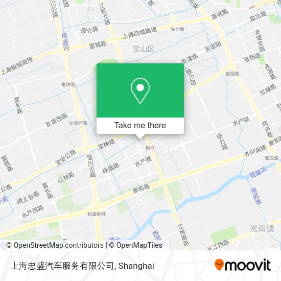 上海忠盛汽车服务有限公司 map