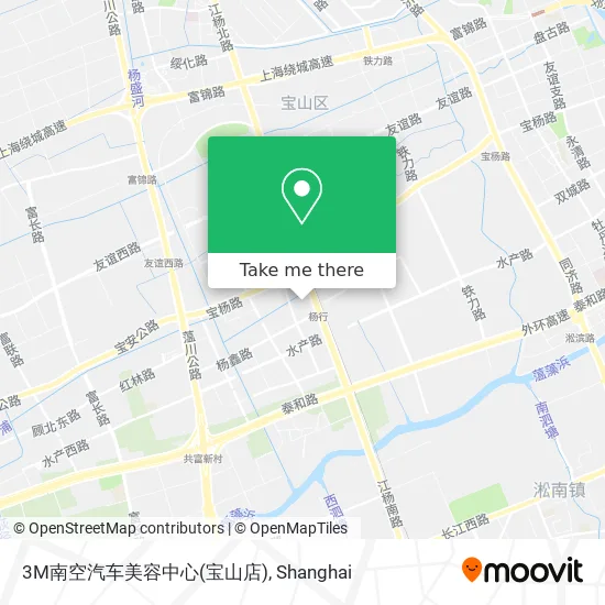 3M南空汽车美容中心(宝山店) map