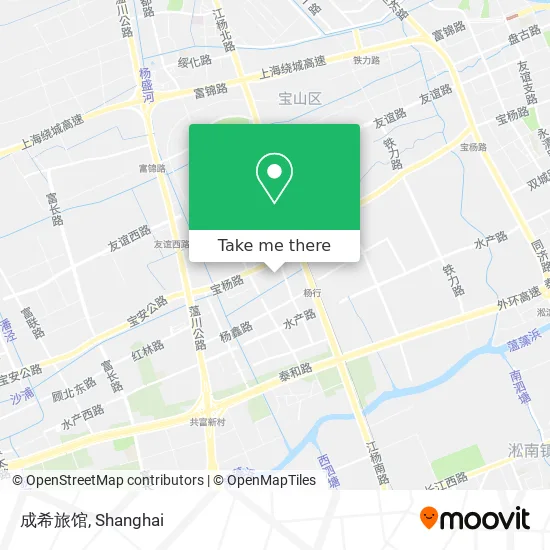 成希旅馆 map