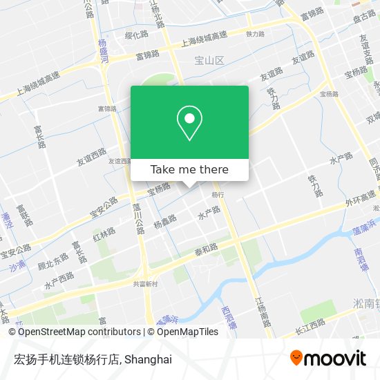 宏扬手机连锁杨行店 map