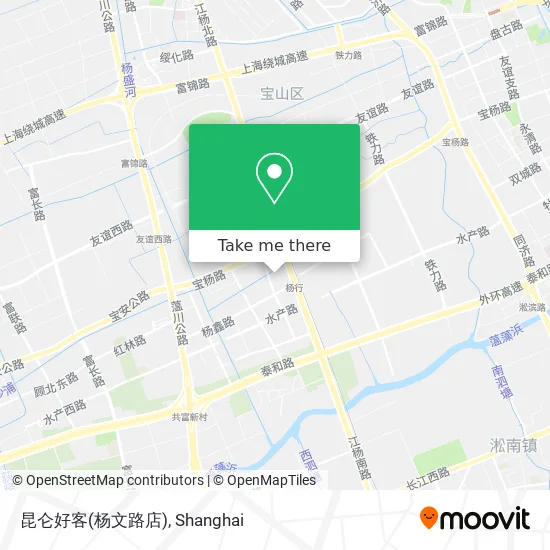 昆仑好客(杨文路店) map