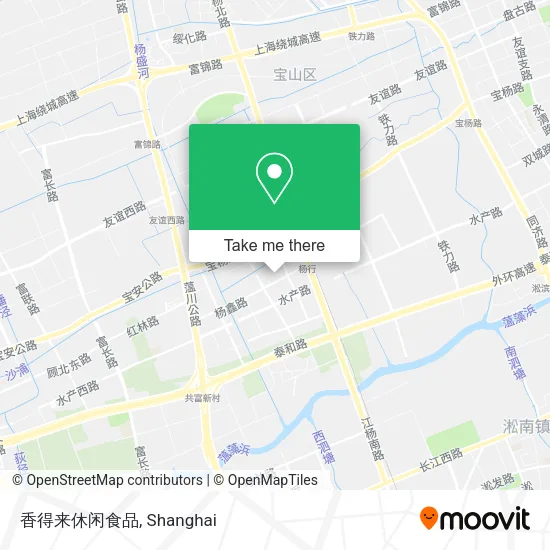 香得来休闲食品 map