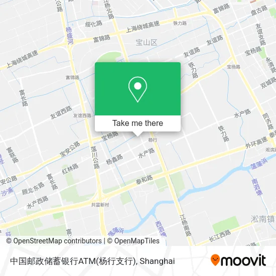 中国邮政储蓄银行ATM(杨行支行) map