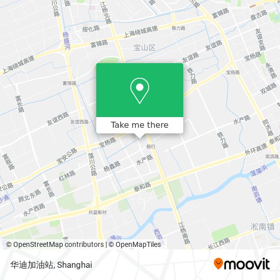 华迪加油站 map