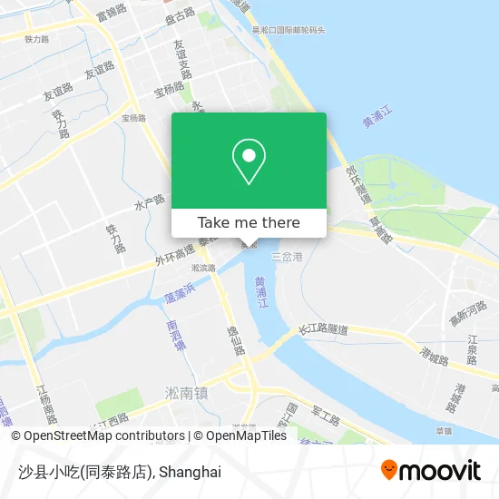 沙县小吃(同泰路店) map
