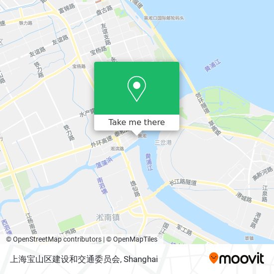 上海宝山区建设和交通委员会 map