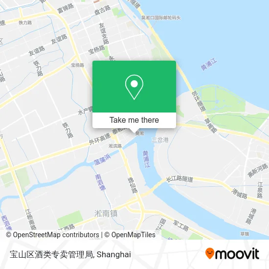 宝山区酒类专卖管理局 map