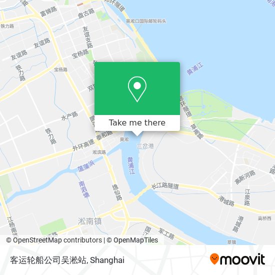客运轮船公司吴淞站 map