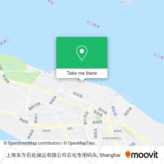 上海东方石化储运有限公司石化专用码头 map