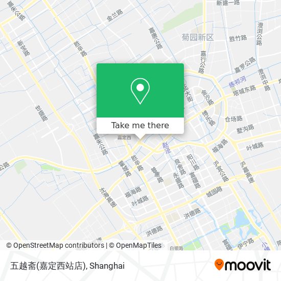 五越斋(嘉定西站店) map