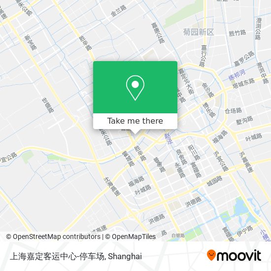 上海嘉定客运中心-停车场 map