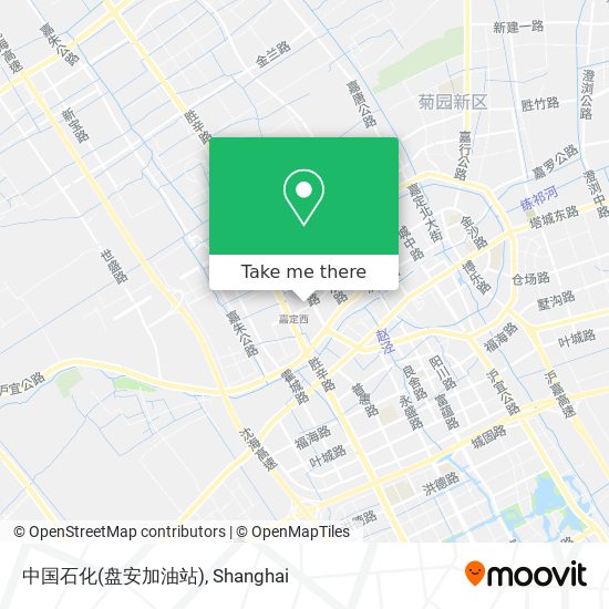 中国石化(盘安加油站) map