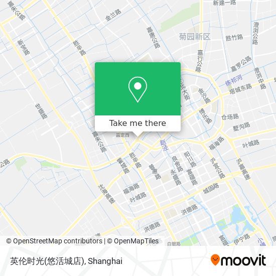 英伦时光(悠活城店) map