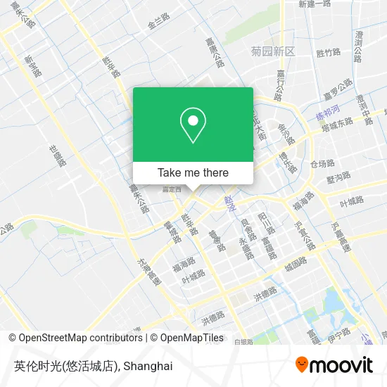 英伦时光(悠活城店) map