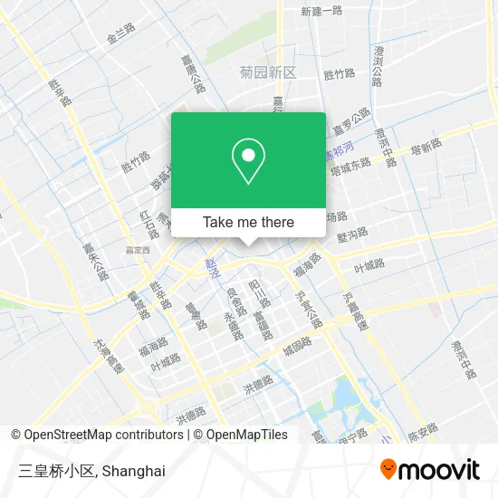 三皇桥小区 map