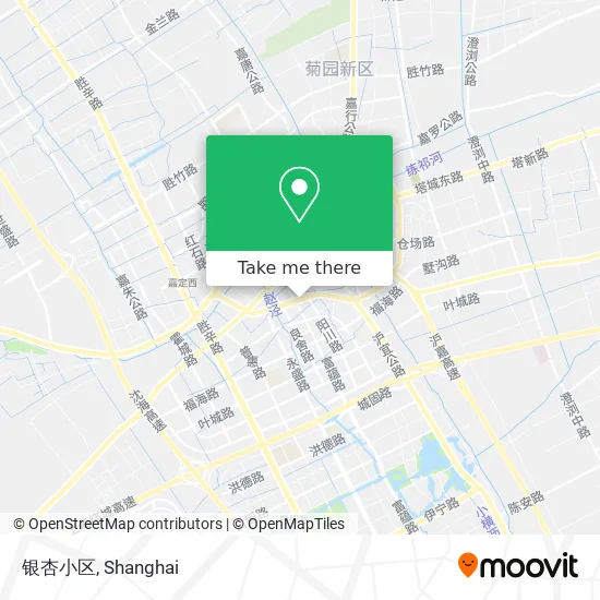 银杏小区 map